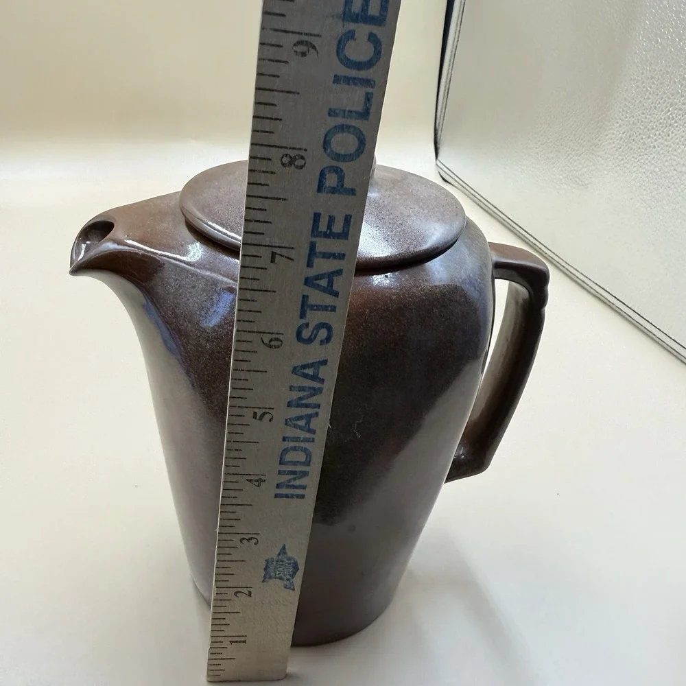 Frankoma 5T Teapot Coffee Pot Vase Decor Mid Century MCM Rustic Primitive
